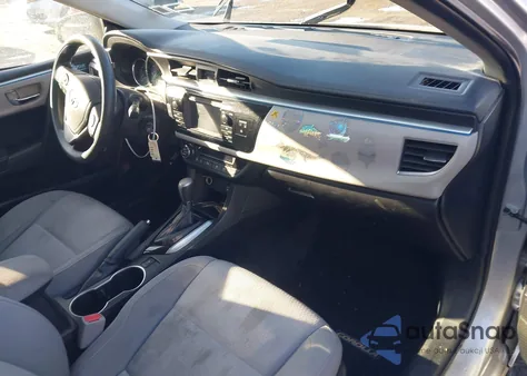 2014 Toyota Corolla Le из США, поврежденный, VIN 5YFBURHE2EP119988